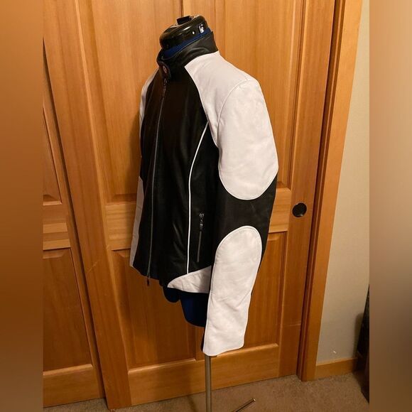 Paolo Santini Leather Biker Jacket - Picture 4 of 11